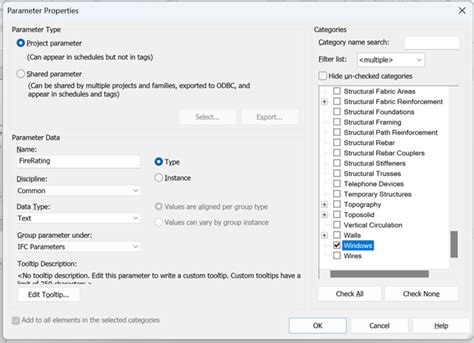Creating custom parameters .